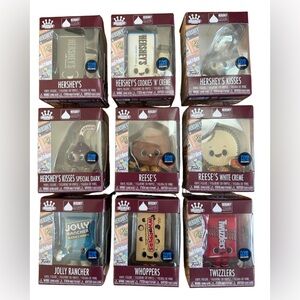 Funko Hersheys Mini Funko Vinyl Figures Collection- Complete Set of 9 New In Box